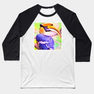 Toucan Watercolor Baseball T-Shirt